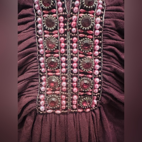 SKY: Plum purple, Embellished, Dress, Medium - Picture 3 of 4